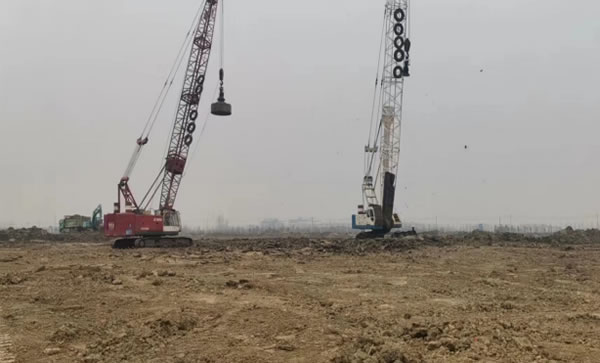 新桥智能汽车产业园强夯工程